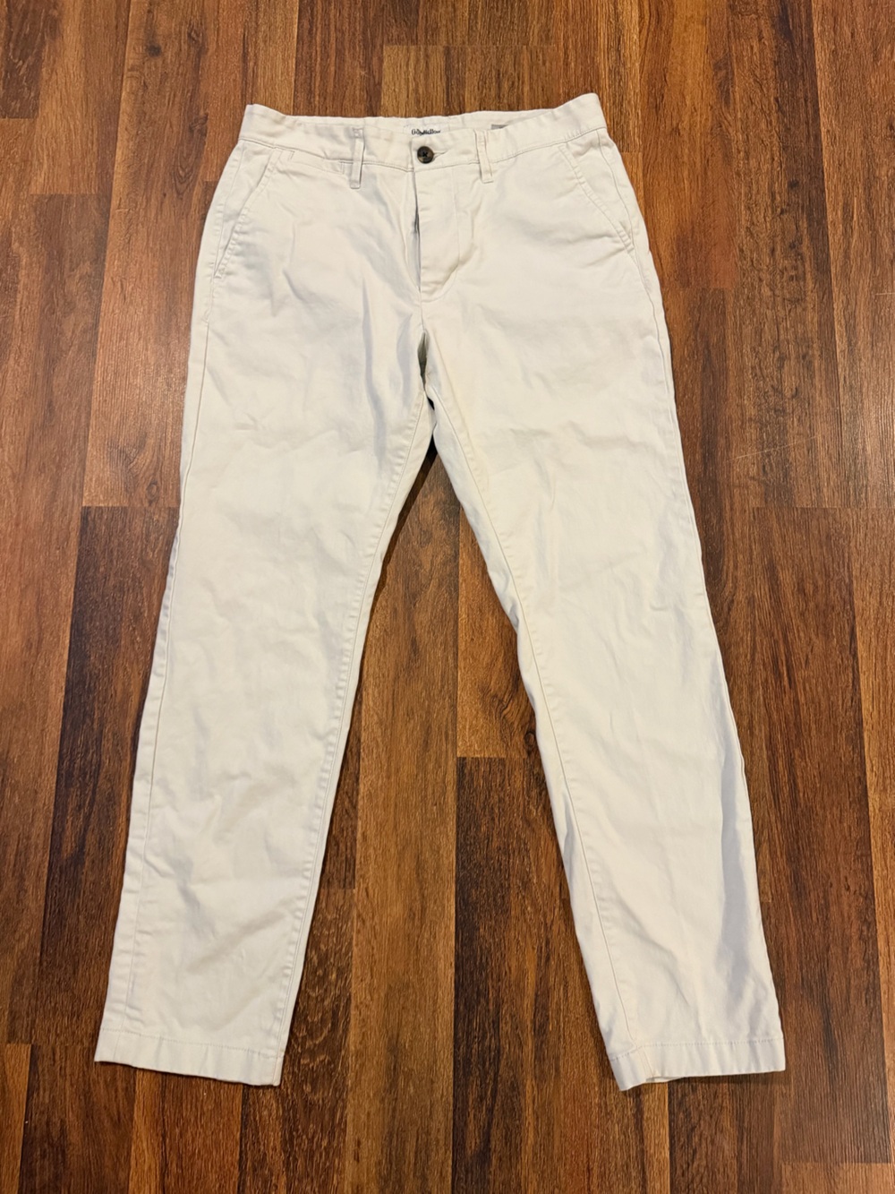 Goodfellow & Co Men's Light Beige/Off-White Chino Pants 32x30